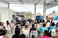 Moradores da Comunidade Vila Garibaldi visitam o Projeto Água Gotas de Amor