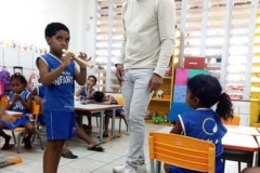 Projeto Ritmo de Mudança: Aulas de flauta para as turmas do infantil V