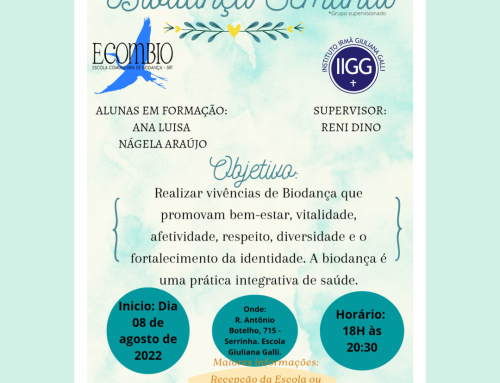 Inscrições abertas para o projeto de Biodança! Saiba mais